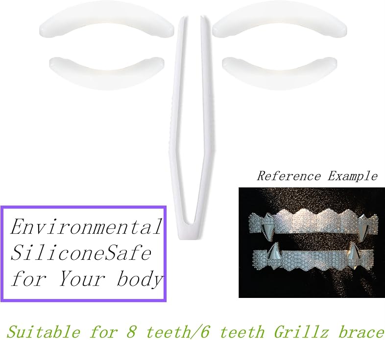 Barras de silicona para moldes de grillz de dientes miniatura 6