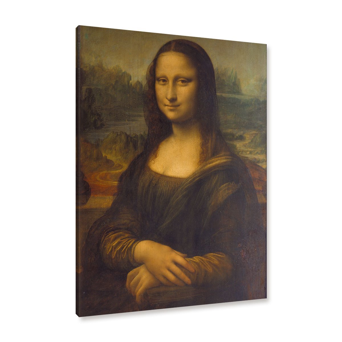 Leinwandbilder von Leonardo da Vinci - Wähle ein Motiv & Größe: "Mona Lisa" - 60 x 80 cm