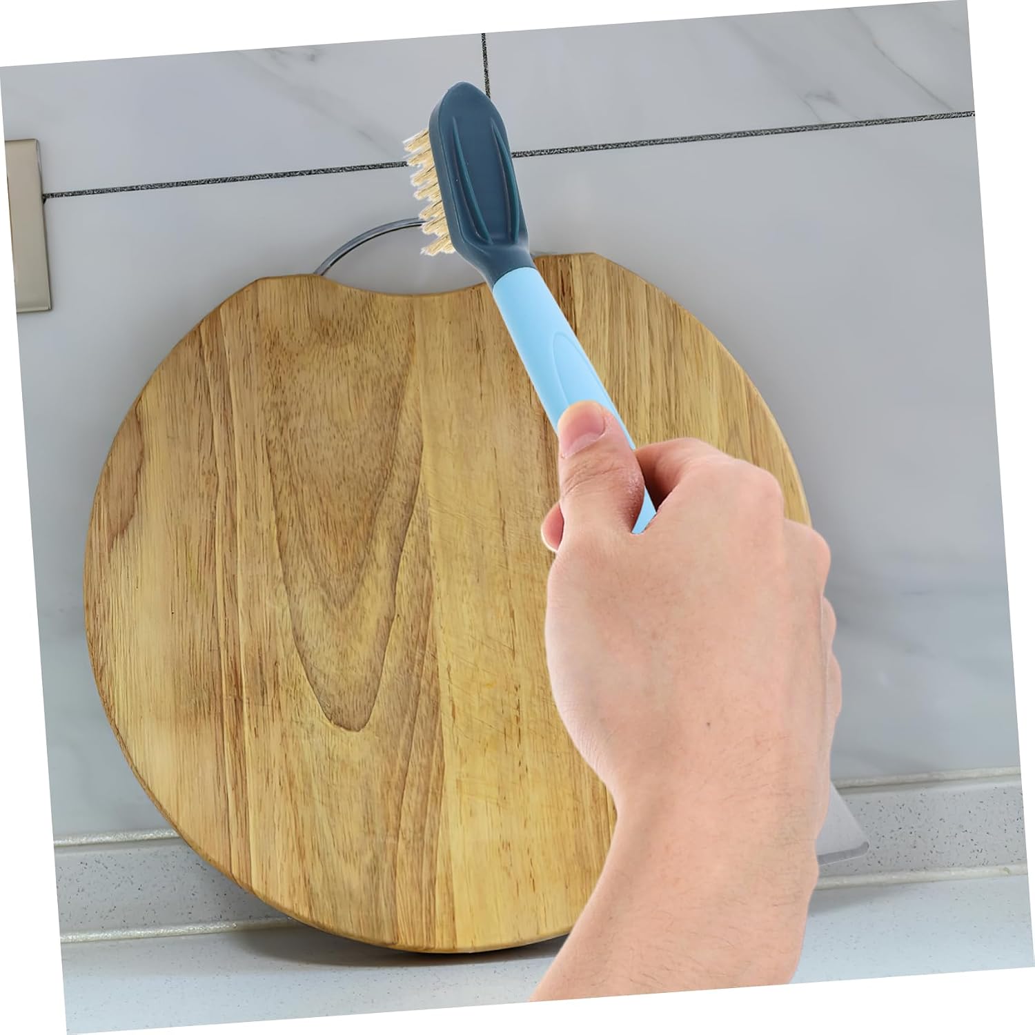 Hard Bristle Crevice Cleaning Brush Scraper Multifunctional Tool for Bathroom and Kitchen Efficient Removal for Tight Gaps and Corners Cleaning image 5