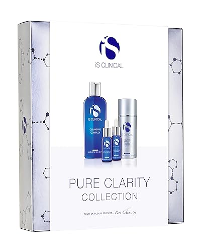 iS CLINICAL Pure Clarity Collection, kit de cuidado de la piel transparente para el cuidado de la piel, juego de regalo de colección, para pieles