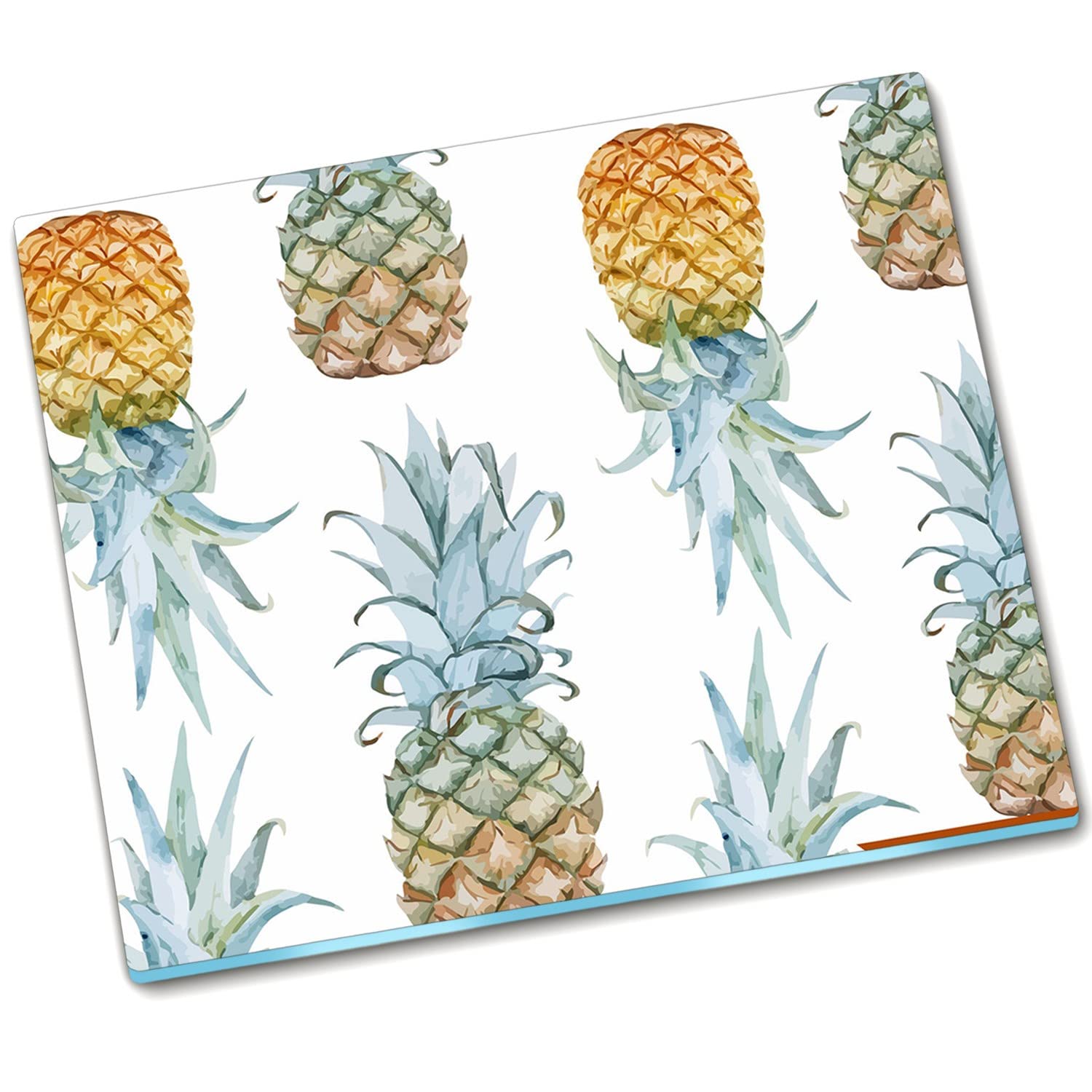 Plate de couverture de poêle 60x52 cm et protection de splash en verre durci Décormat