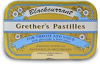 Sponsored Ad - Grether's Pastilles Original Blackcurrant Natural Remedy Dry Mouth Relief - Soothing Throat & Healthy Voice...