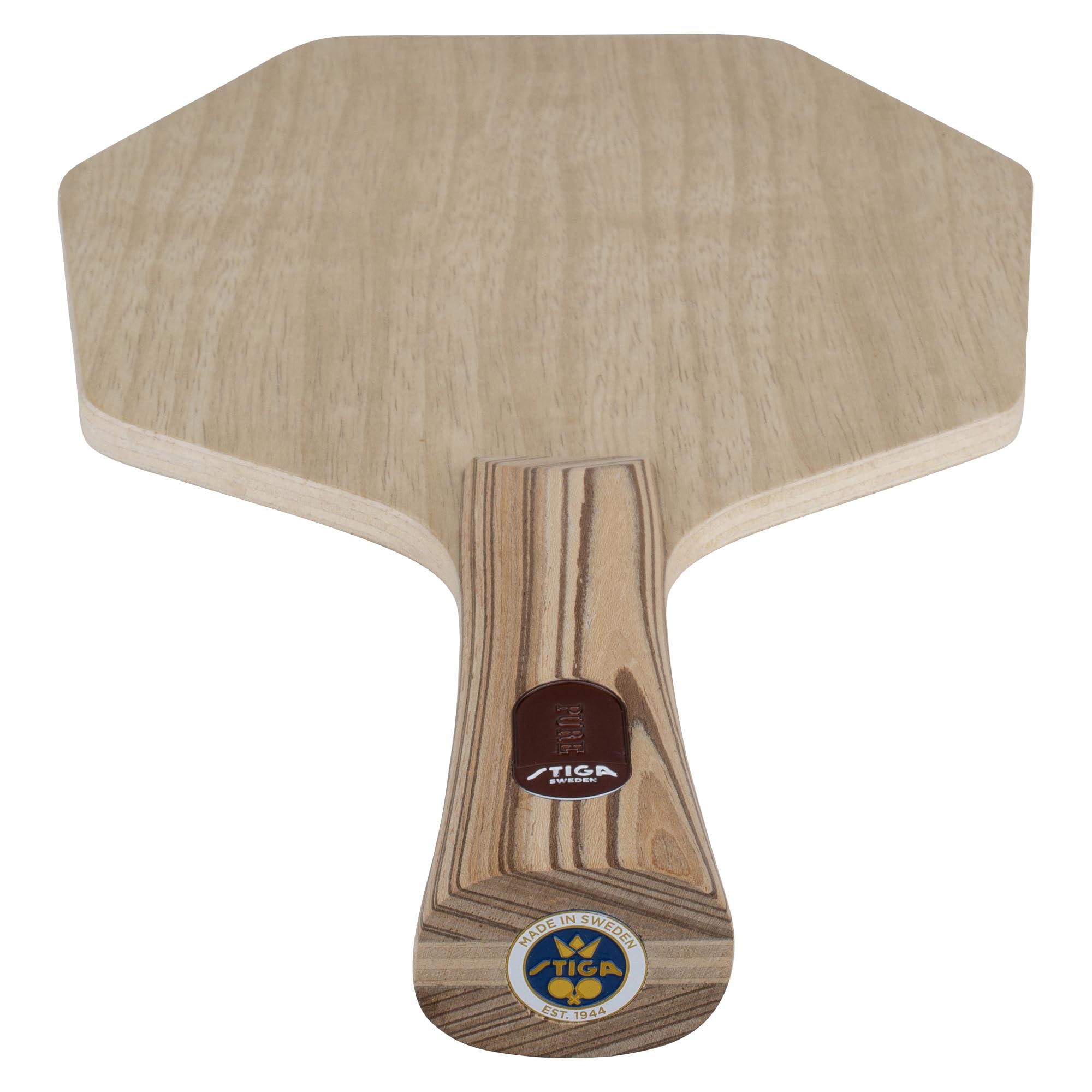 STIGA Tischtennisholz Pure - Professionelles Offensives Tischtennis Holz Blade – 7 Schichten reines Holz für maximale Kontrolle, Präzision und Power – in Schweden hergestellt