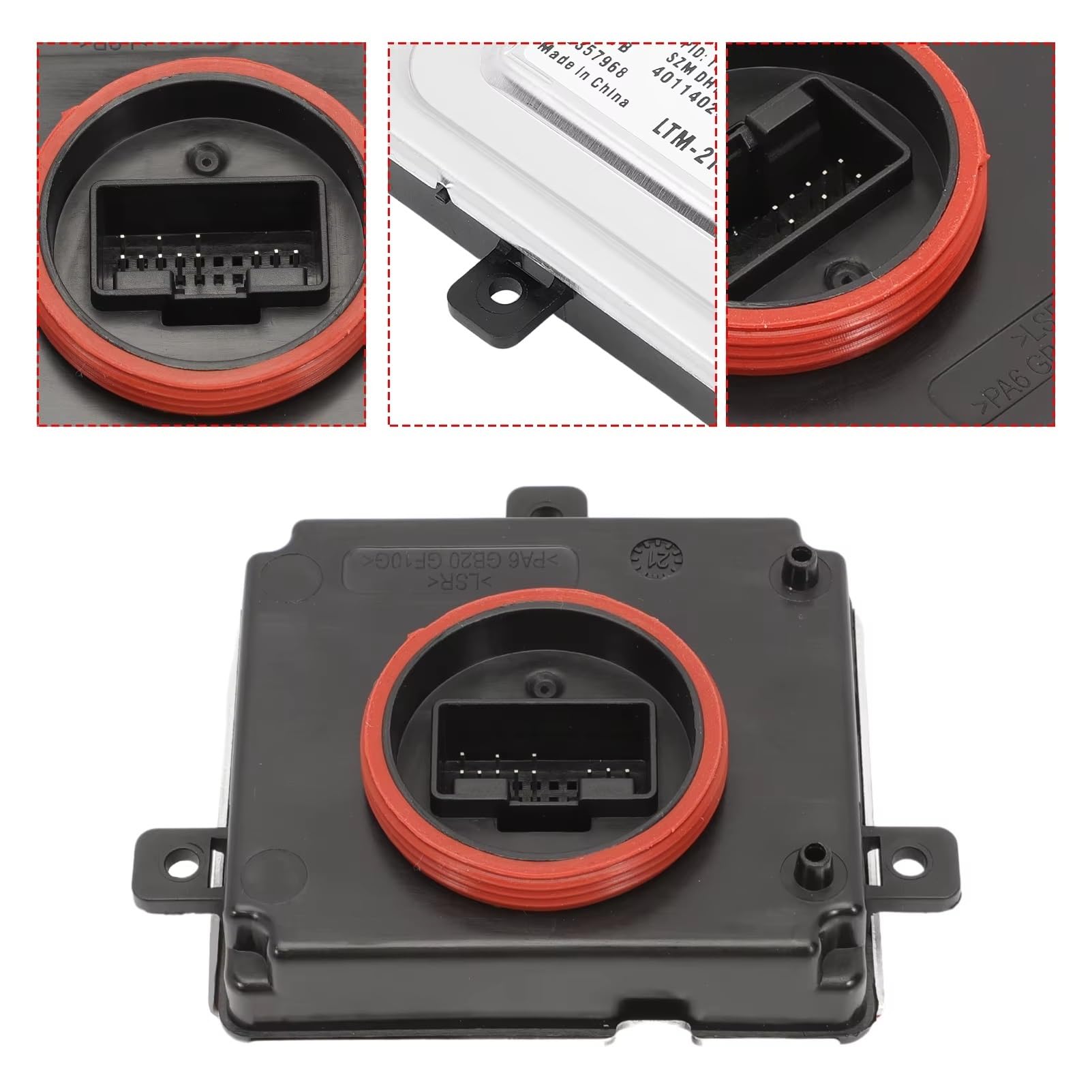 Módulo de Control de Faros Compatible con VW para Amarok para Caddy | Para Golf Unidad Control Luz Diurna Módulo Alimentación Faros 4G0907697G LTM-2TFL