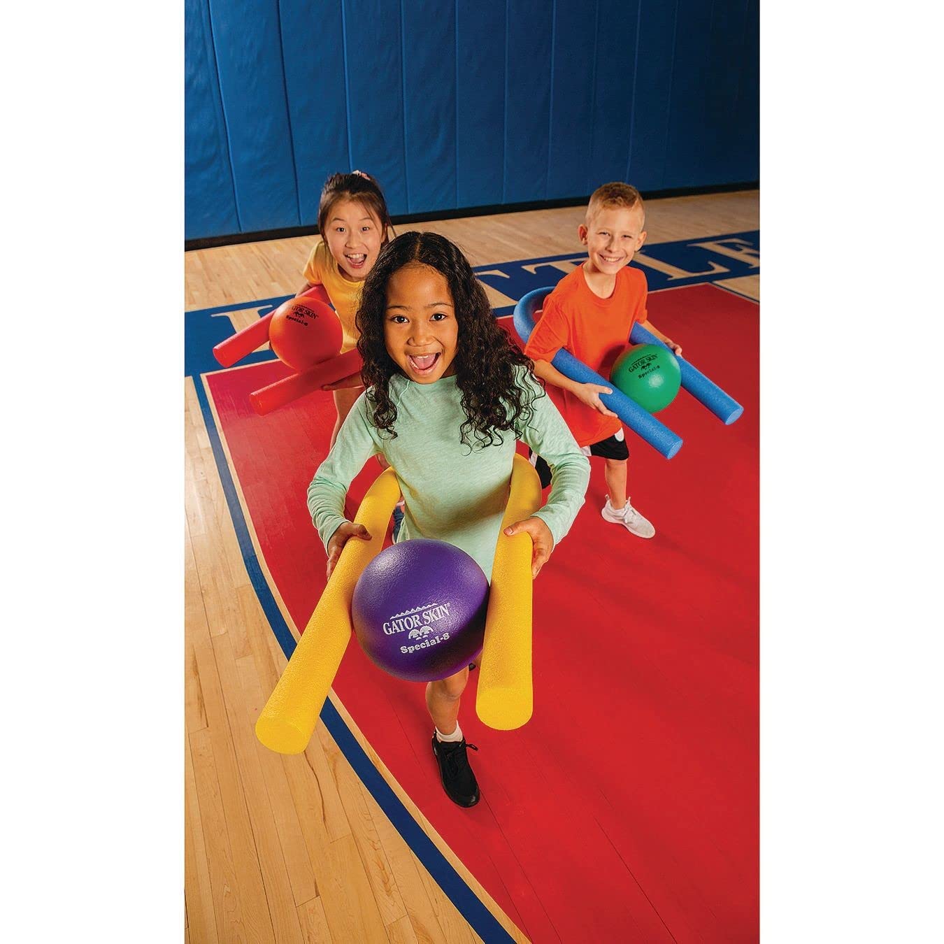 S&S Worldwide Gator Skin Special-8 Foam Balls. 8" PU Coated Foam Balls with Medium Density Foam Core. No-Sting Balls are Great for GaGa Pits, Dodgeball, PE Games and More. Set of 6. - Image 7