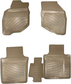 bizymo Honda Jazz 2002-2008 Beige Mat with 3D Pool