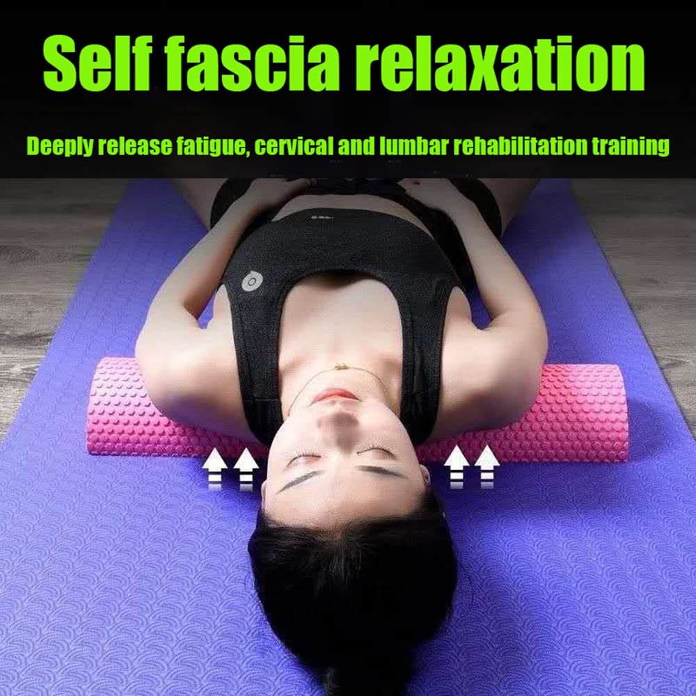 Rullo Semicircolare in Schiuma Eva per Yoga Pilates Attrezzature per Il Fitness Balance Pad Blocchi Yoga con Massaggio A Virgola Mobile