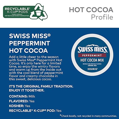 Vista 53 de Swiss Miss Milk Chocolate Hot Cocoa Keurig - Cápsulas de taza K