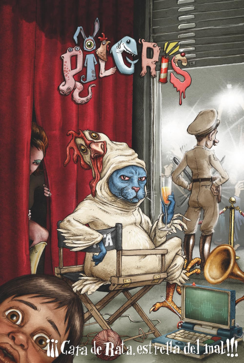 Pilgris 2: Cara de Rata, estrella del mal: Libro ilustrado de aventuras surrealistas y fantasía paranormal, original y lleno de humor para lectores curiosos y poco convencionales de 8 a 12 años