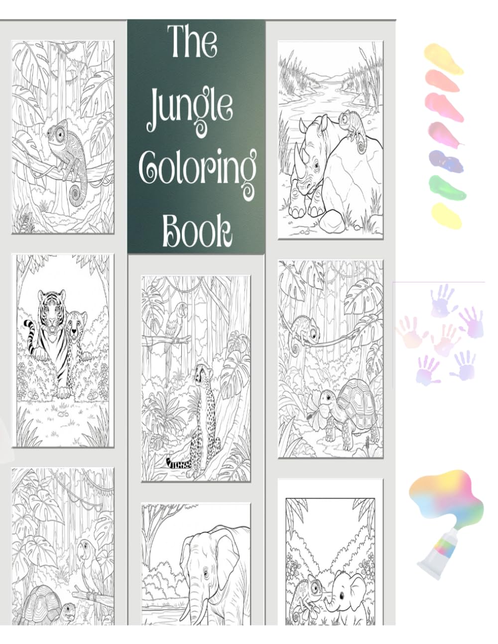 The Jungle Coloring Book: Jungle Book