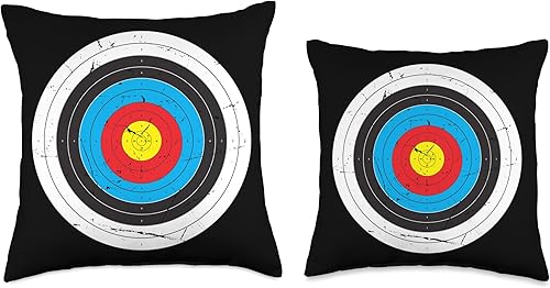 Miniatura 3 de Archer Gifts Archery Accessories & Stuff (Impresión en la parte posterior) Divertida almohada retro con tiro con arco Target Hunter, 16 x 16