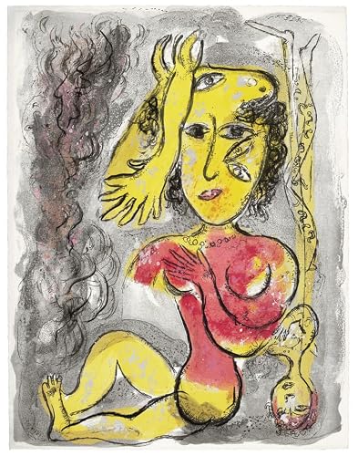 QSDTGHUIKP Retro Marc Chagall Poster Circus Painting Marc Chagall Surrealism Canvas Prints Modern Wall Picture for Home Office Art Decor 16x24inx1 Frameless