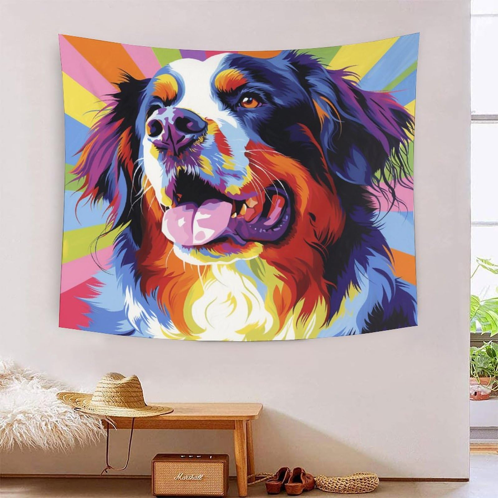 Tenture murale Bouvier Bernois 3D pour les passionnés de chiens - 7