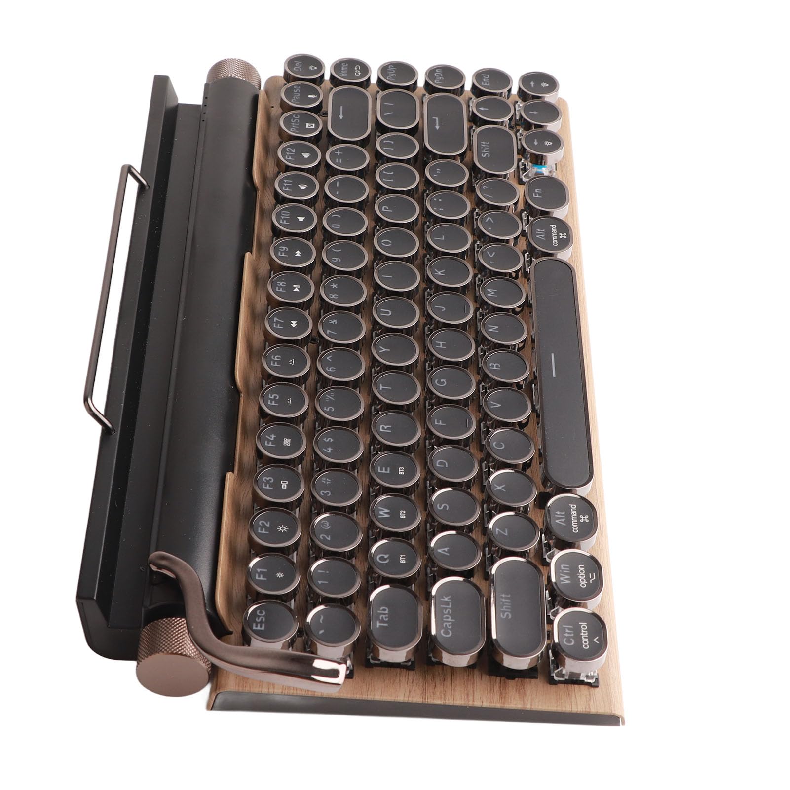 Ejoyous Tastiera Typewriter 83 Tasti Wireless Bluetooth Interruttore Blu