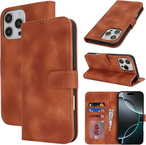 SunYoo for iPhone 16 Pro Case Wallet with Card Holder,for iP