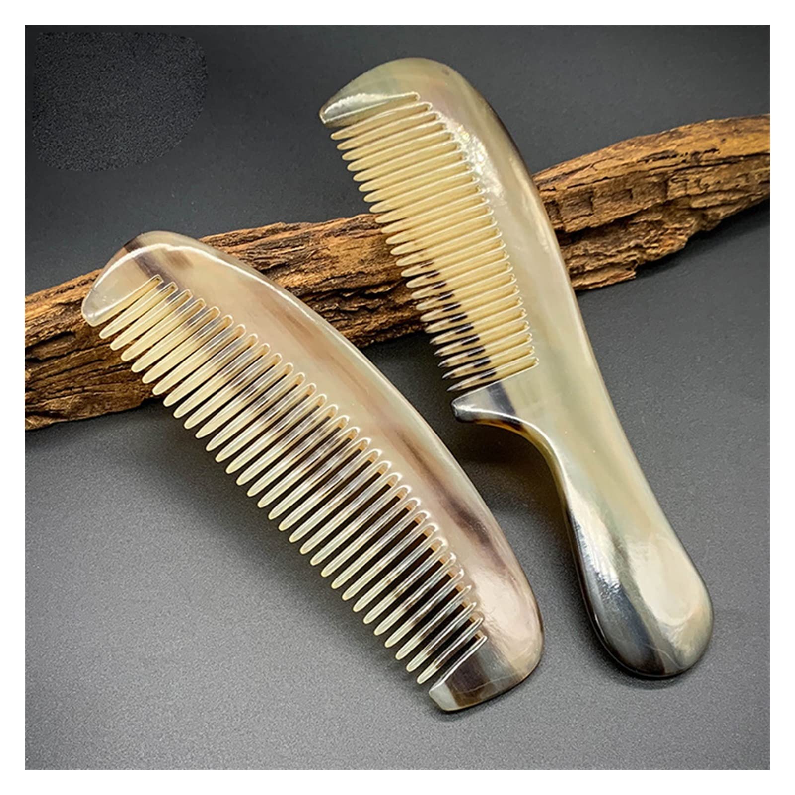 Peine Natural Amor pájaro Grabado Peine Peinado Herramientas Profesionales (Color : 19cm)