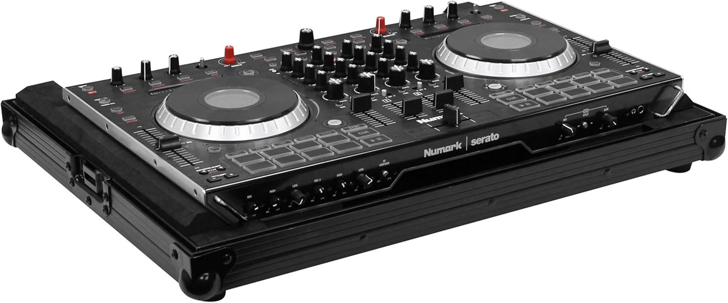 Odyssey Cases FRNS6IIBL, Black Label Numark NS6II DJ Controller Case