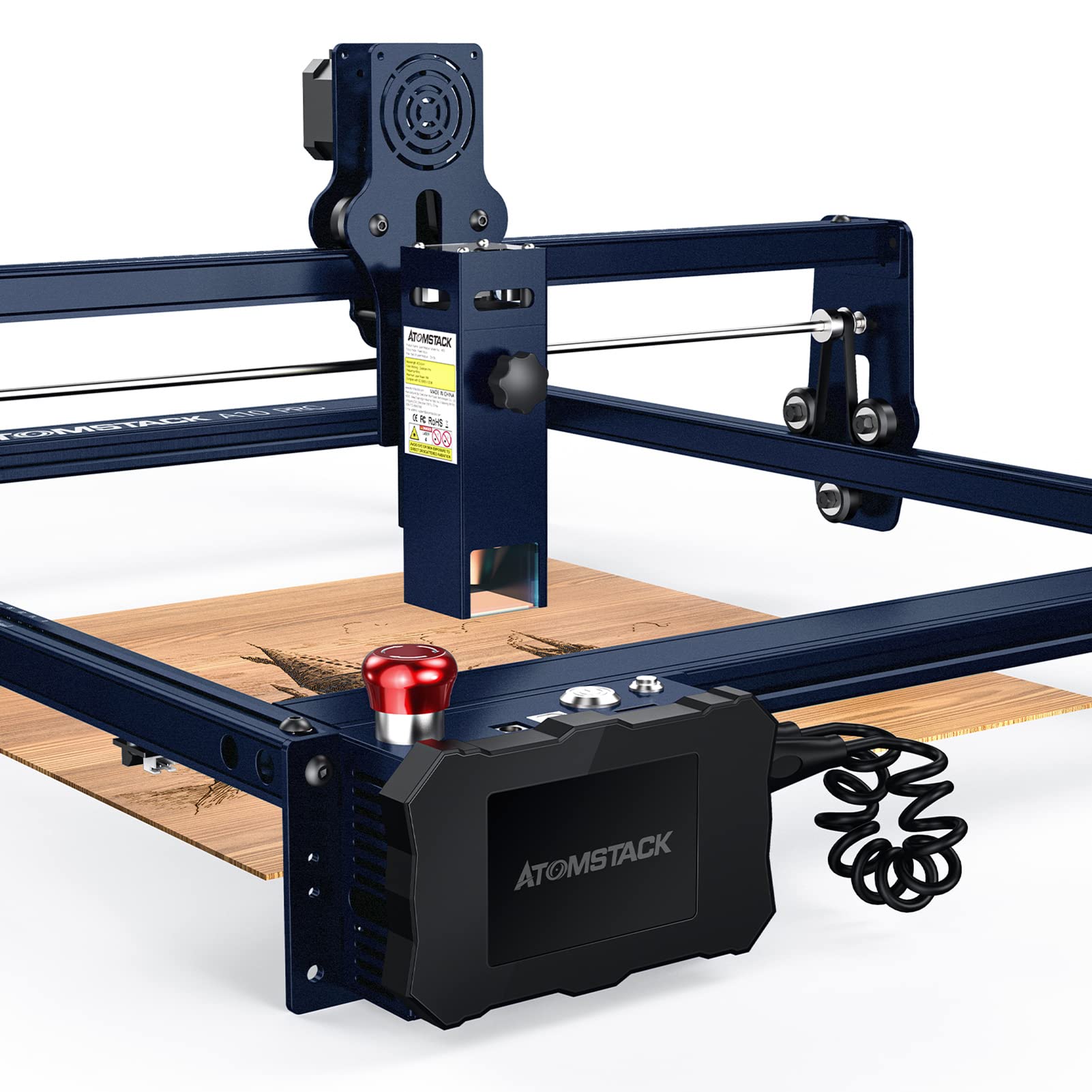 ATOMSTACK A10 PRO 10 W Macchina per incisione laser taglio laser taglio laser CNC 50 W messa a fuoco laser 0,08 mm con F30-Air assist 10-30 L/min più efficiente