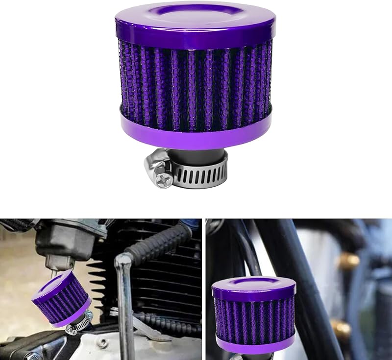 Filtro de respiro e entrada de ar pvotawp para tampa de válvulas – Roxo, 1 unidade
