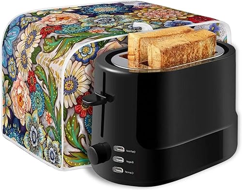 Vista 119 de Cubierta para tostadora de cocina, protector para hornear se adapta a la mayoría de tostadoras estándar de 4 rebanadas, mantiene la tostadora libre
