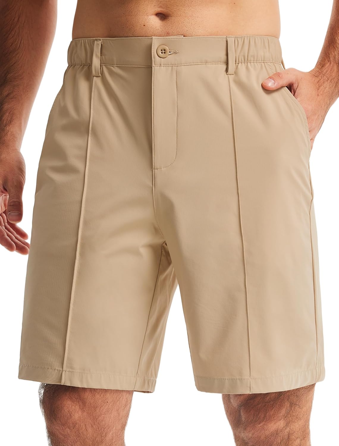 Libin Men's Classic Fit 9" Golf Shorts All Day Comfy Casual Shorts Quick Dry Lightweight Dress Travel Summer Clothing