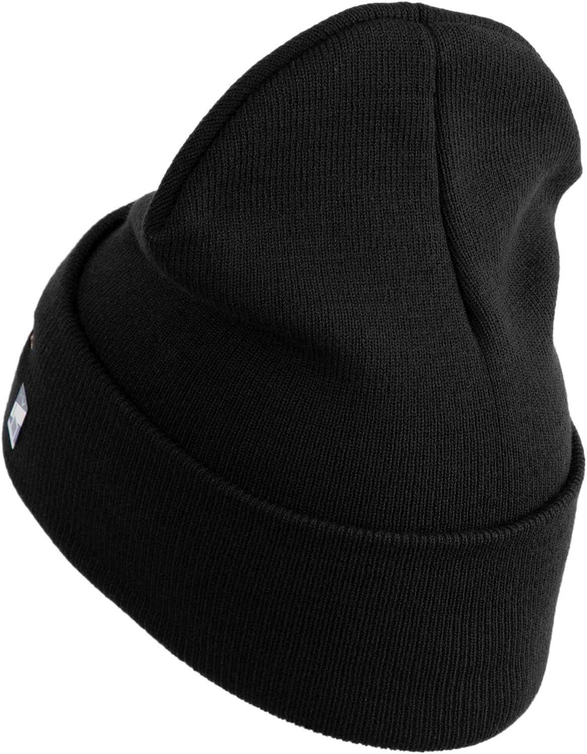 USSF Gold Letter Logo Embroidered 12 Inch Solid Knit Cuff Long Beanie Made in USA