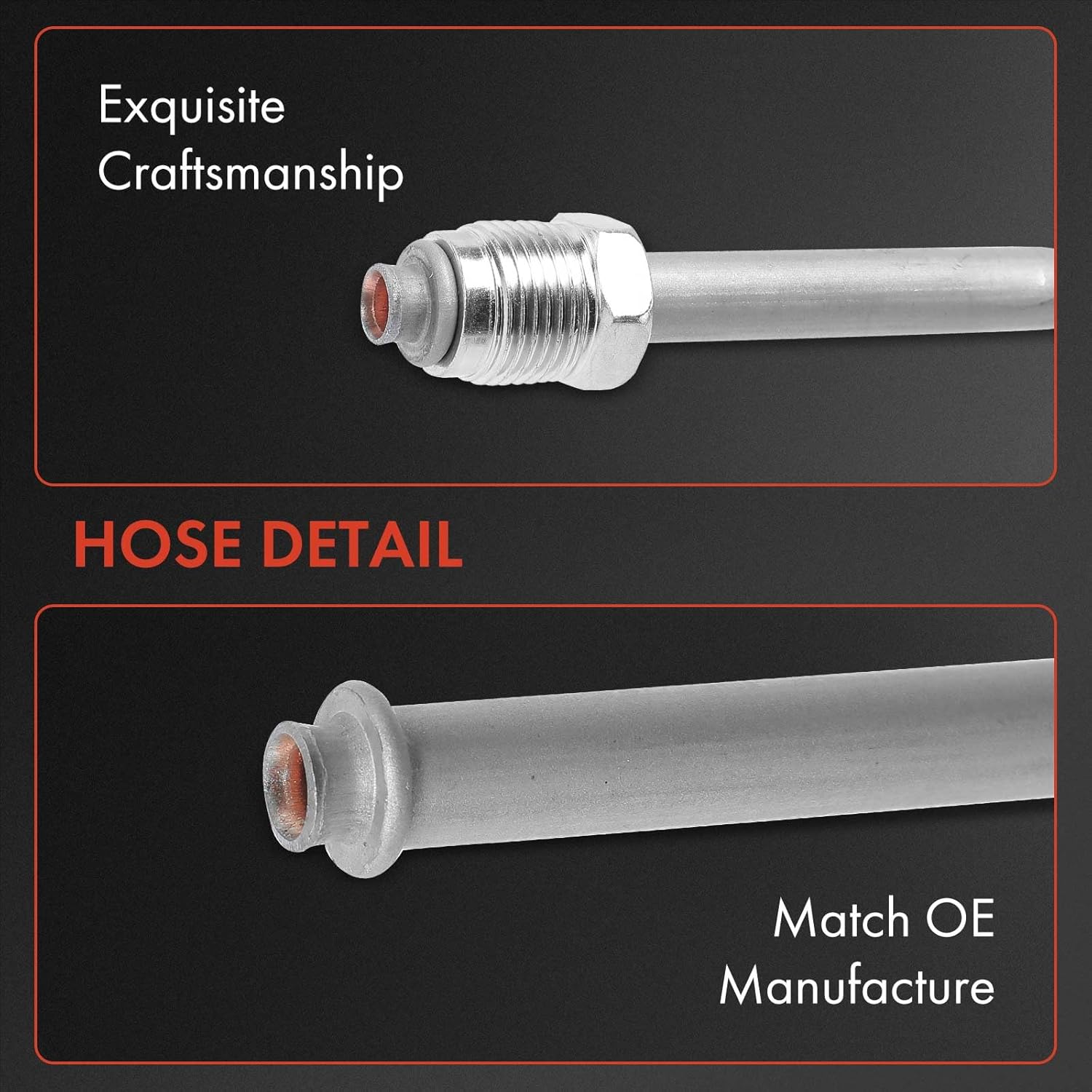 A-Premium Power Steering Pressure Hose Line Assembly Compatible with Jeep Grand Cherokee 2005-2010, Grand Cherokee 2007-2009, Commander, 3.0L 5.7L, with O-ring, To Gear From Hydraulic Fan Motor