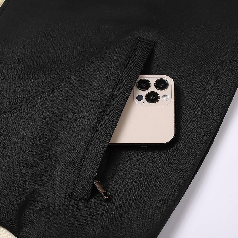 Men Tracksuits 2 Piece Outfits Long Sleeve Full Zip Sports Set Stand Up Collar Jackets and Pants Running Sweatsuit - Image 4