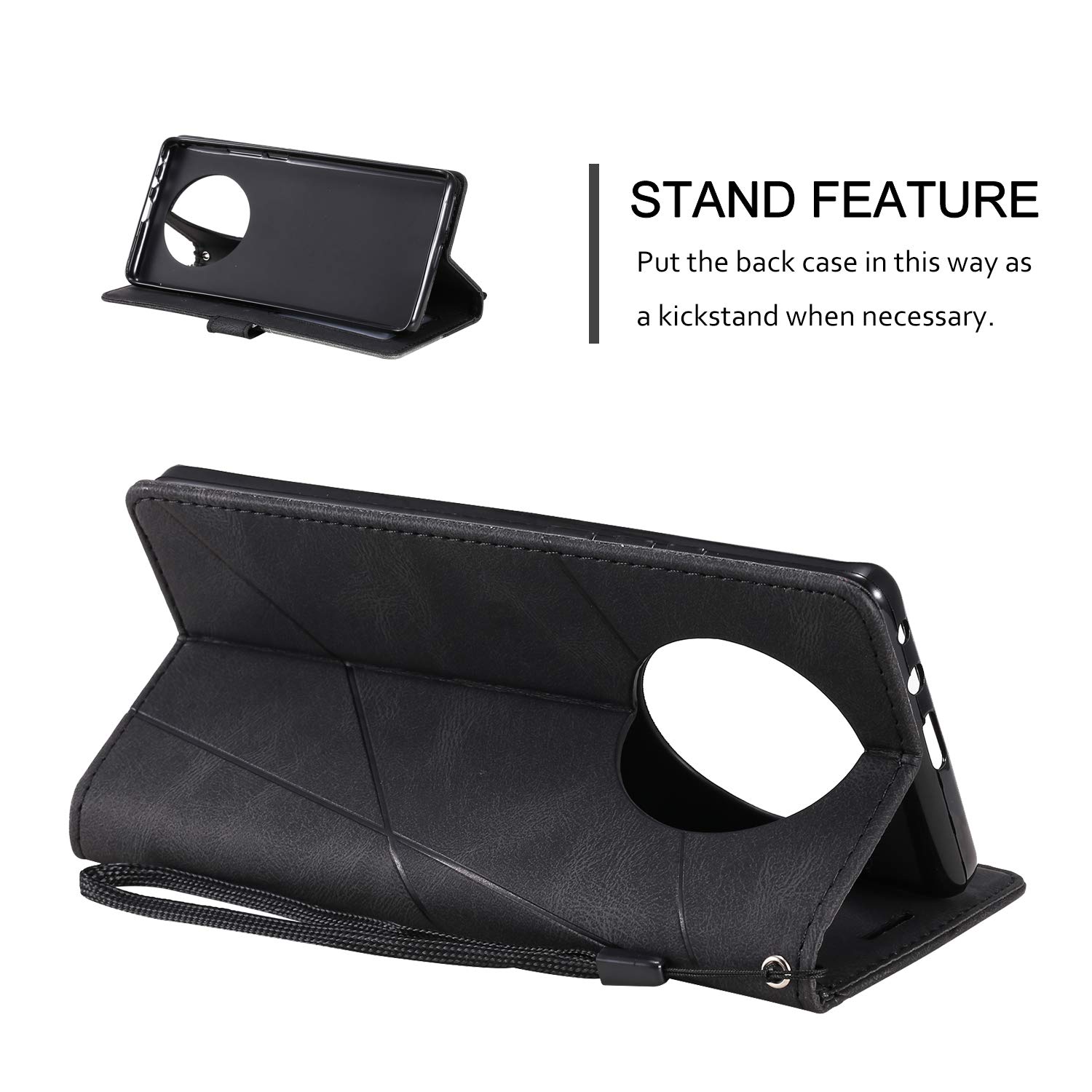 FanTing Cover per Huawei Mate 40 PRO,Flip Custodia Cover con Funzione