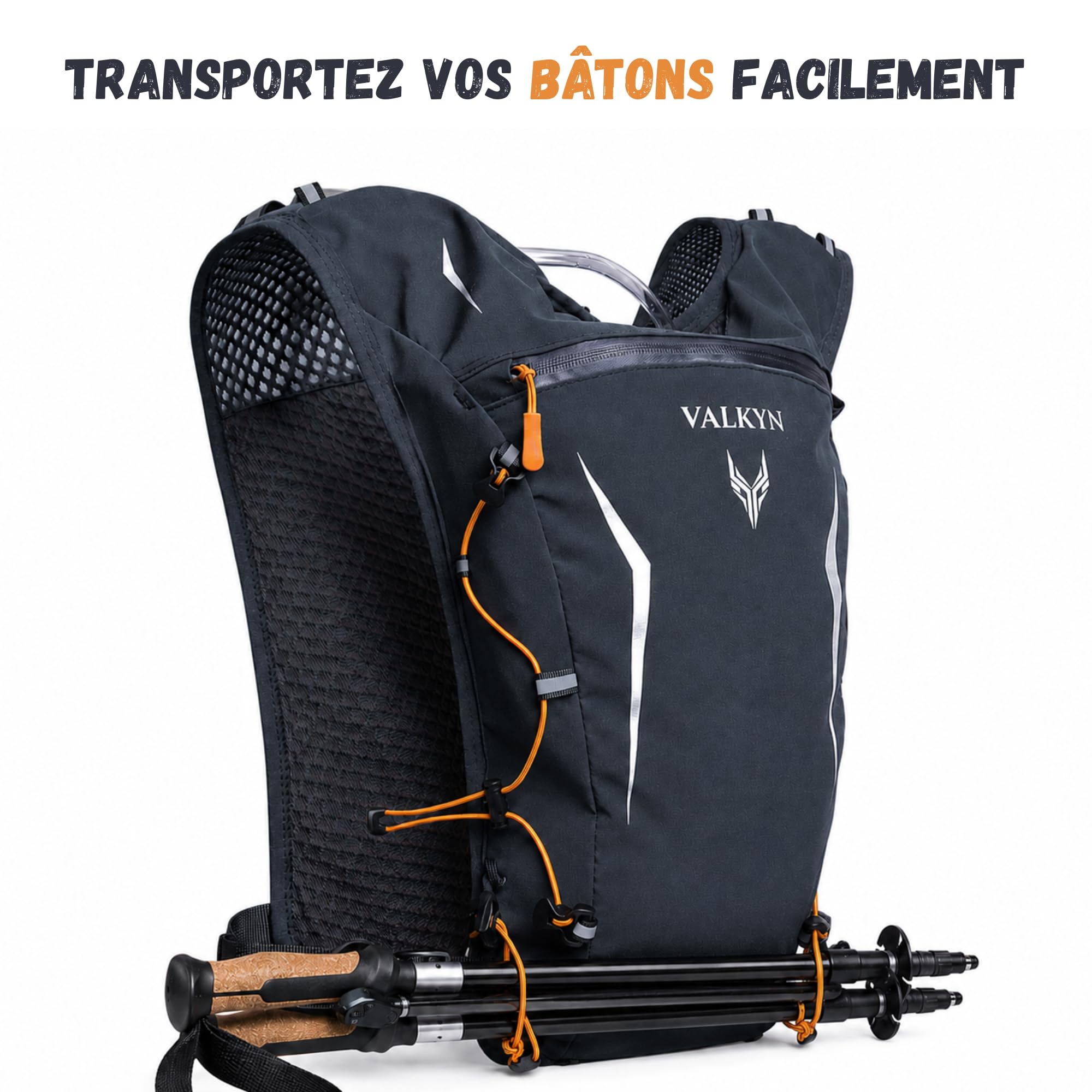 Gilet Hydratation Running Femme et Homme - Sac Hydratation Ultra-Léger & Respirant - Gilet de Course à Pied pour Marathon, Vélo, Sac Trail Running, Randonnée