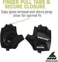 Vista 5 de Rollerblade Skate Gear Guantes, 1 par, color negro