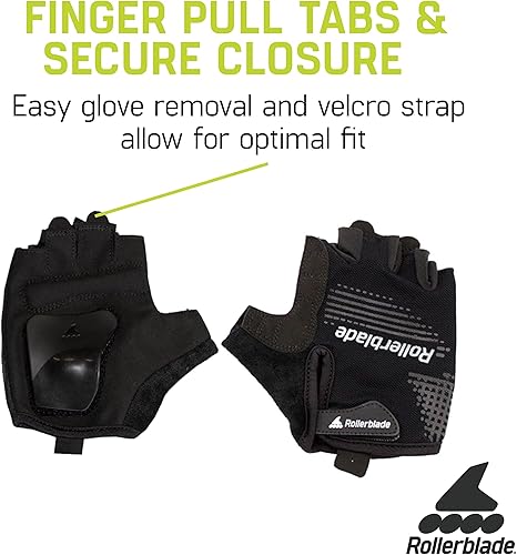 Miniatura 5 de Rollerblade Skate Gear Guantes, 1 par, color negro