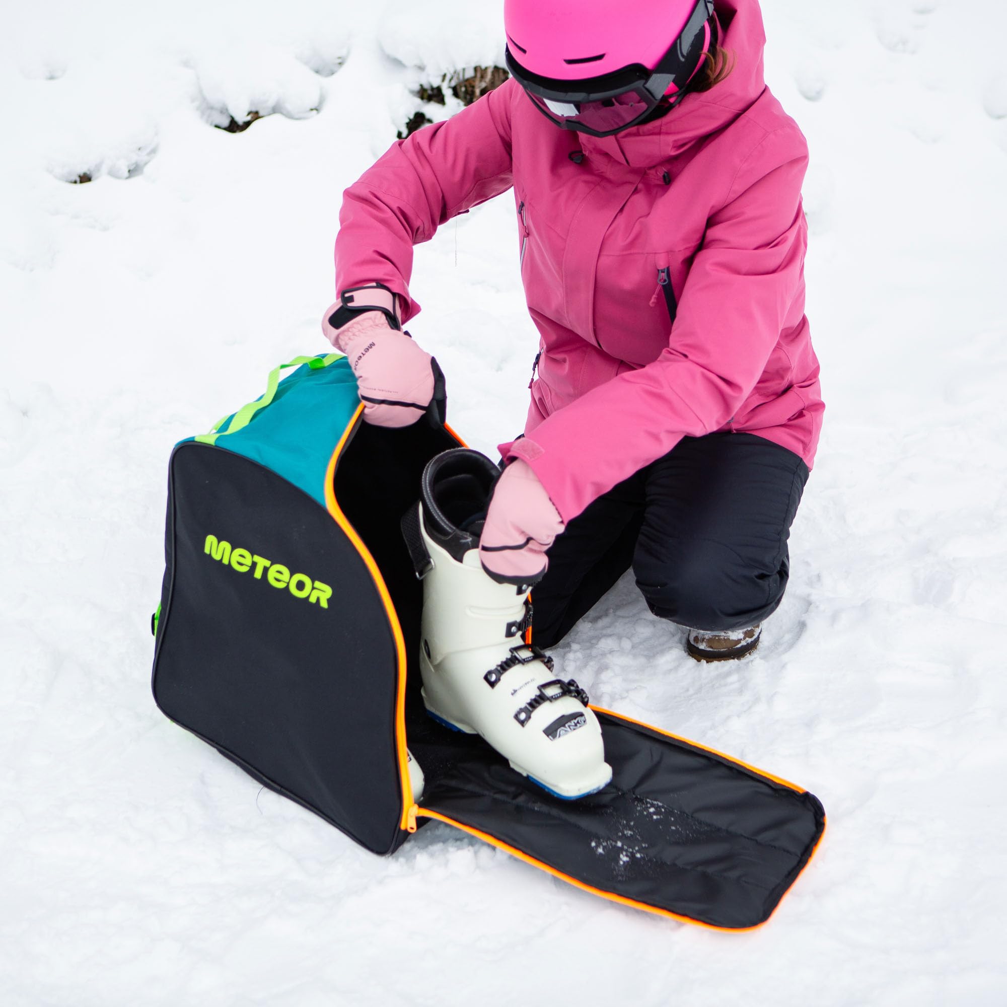 Meteor Sac pour Bottes de Ski - Housse Planche à Neige - Sac à Dos Snowboard