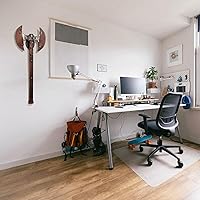 Vista 5 de WANLIAN Soporte de hacha y soporte de pared para espada, exhibición vertical acrílica y decoración (negro, 1 unidad)