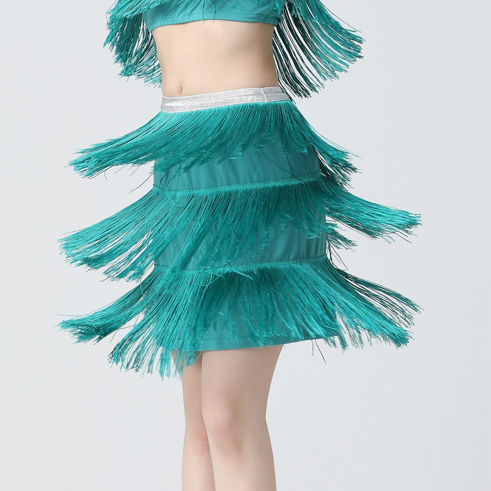 Damska Brokatowa Spódnica Cekinami Haftowana Sukienka Karnawałowa 2026 Mini Spódniczka Strój Festiwalowy Cekinowa