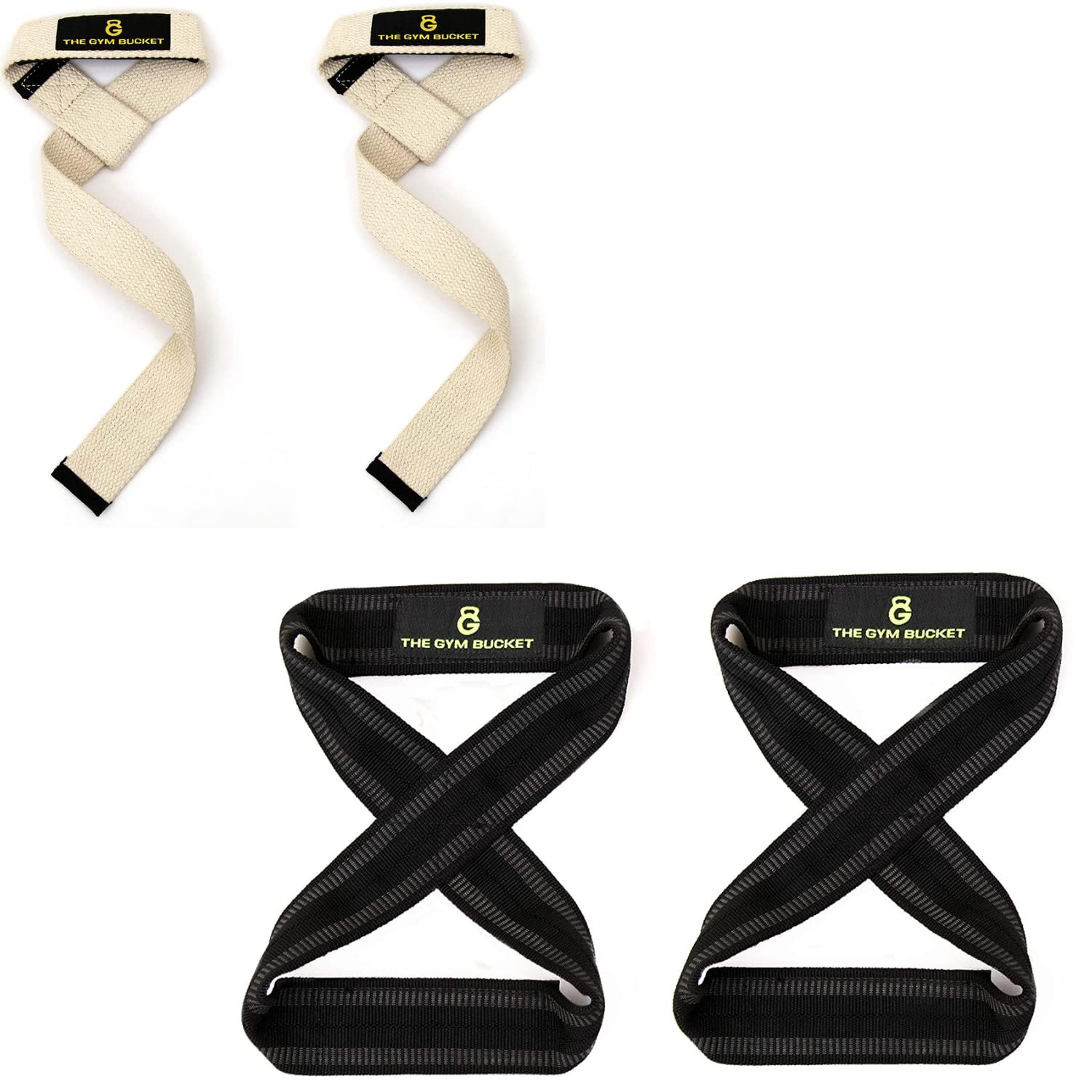 The Gym Bucket Lifting Straps, Deadlift strap, weight lifting straps, Gym straps for weight lifting, Strap with Foam Padding, Better Grip and Easy Lifting (White Lifting Straps + Deadlift strap) (B09ZPPQ7QH) Amazon Price History, Amazon Price Tracker