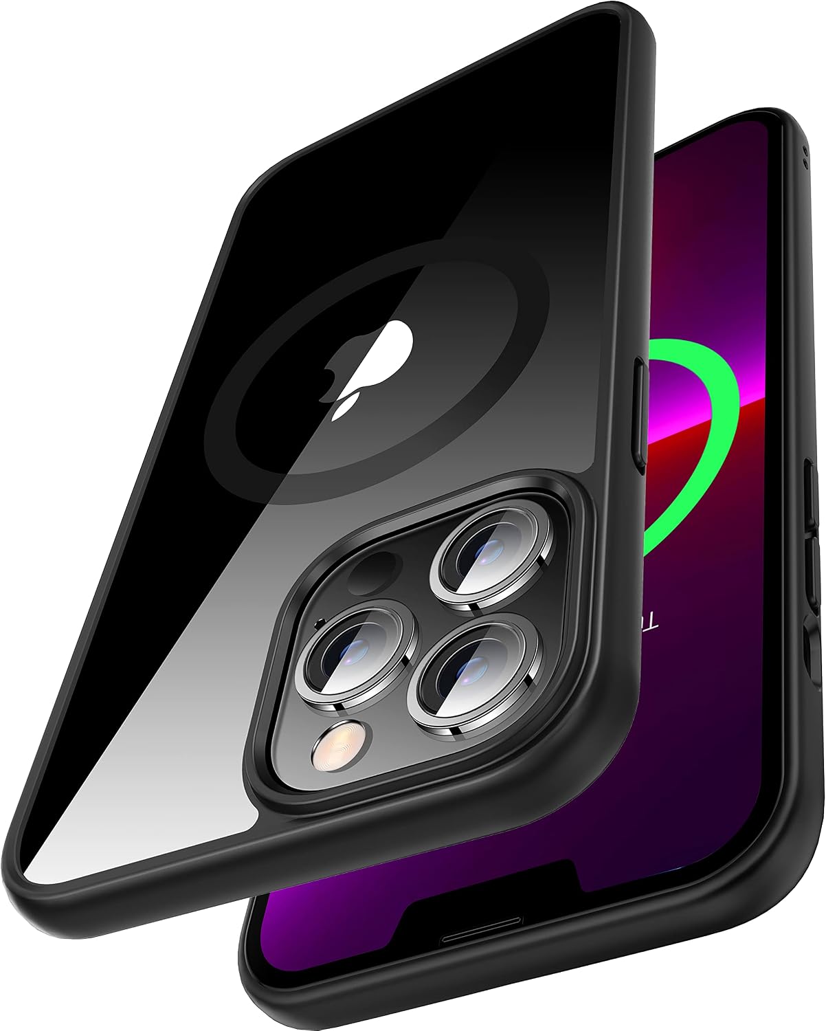 CASEKOO Magnetic Case for iPhone 13 Pro Max Phone Case [Not Yellowing] Compatible with MagSafe Protective Slim Thin Shockproof iPhone 13 Pro Max Case Cover 6.7 inch, Black