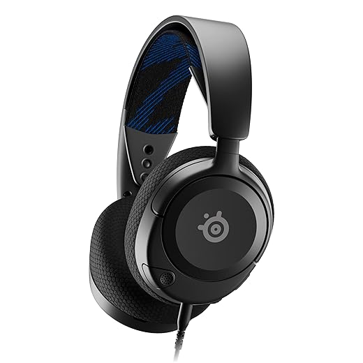 SteelSeries Arctis Nova 1P Wired Gaming Headset for PS5/PS4 Black (Renewed)