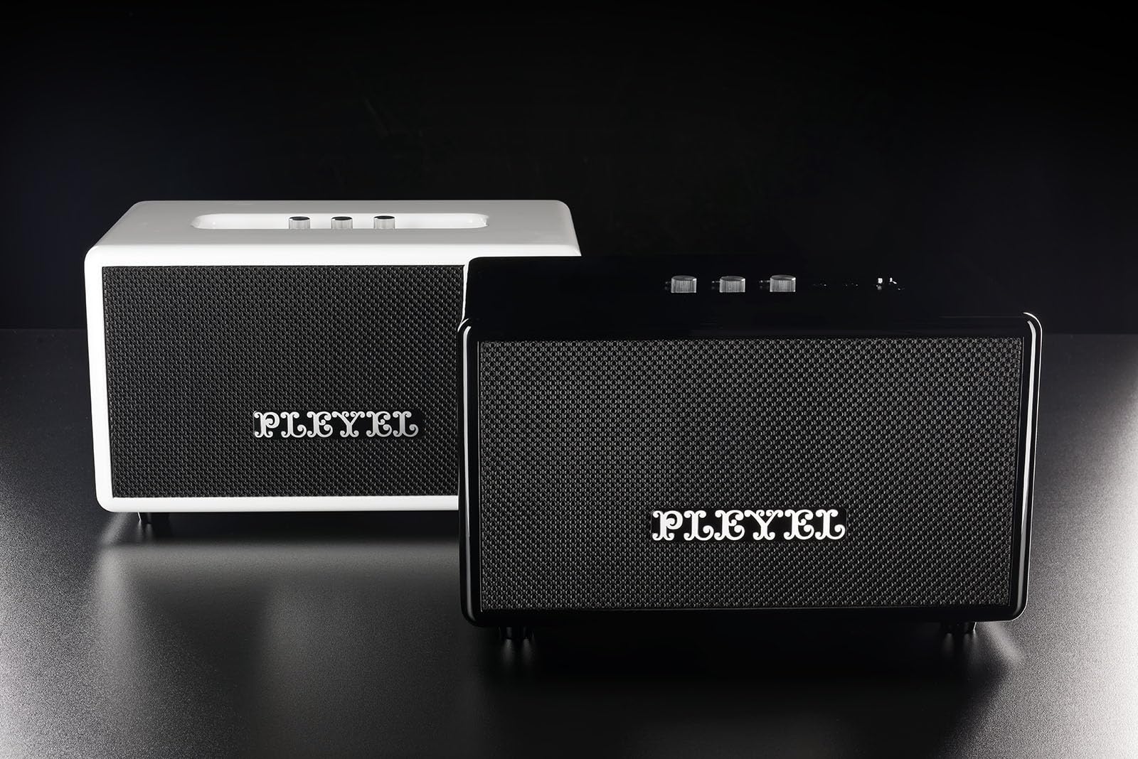 PLEYEL Imperator 250 - Enceinte sans Fil 2x50w Blanc Laqué