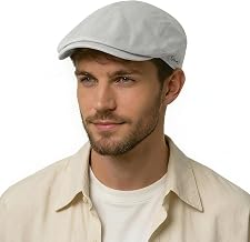 ZLYC Men's Summer Flat Beret Cap Flat Hat