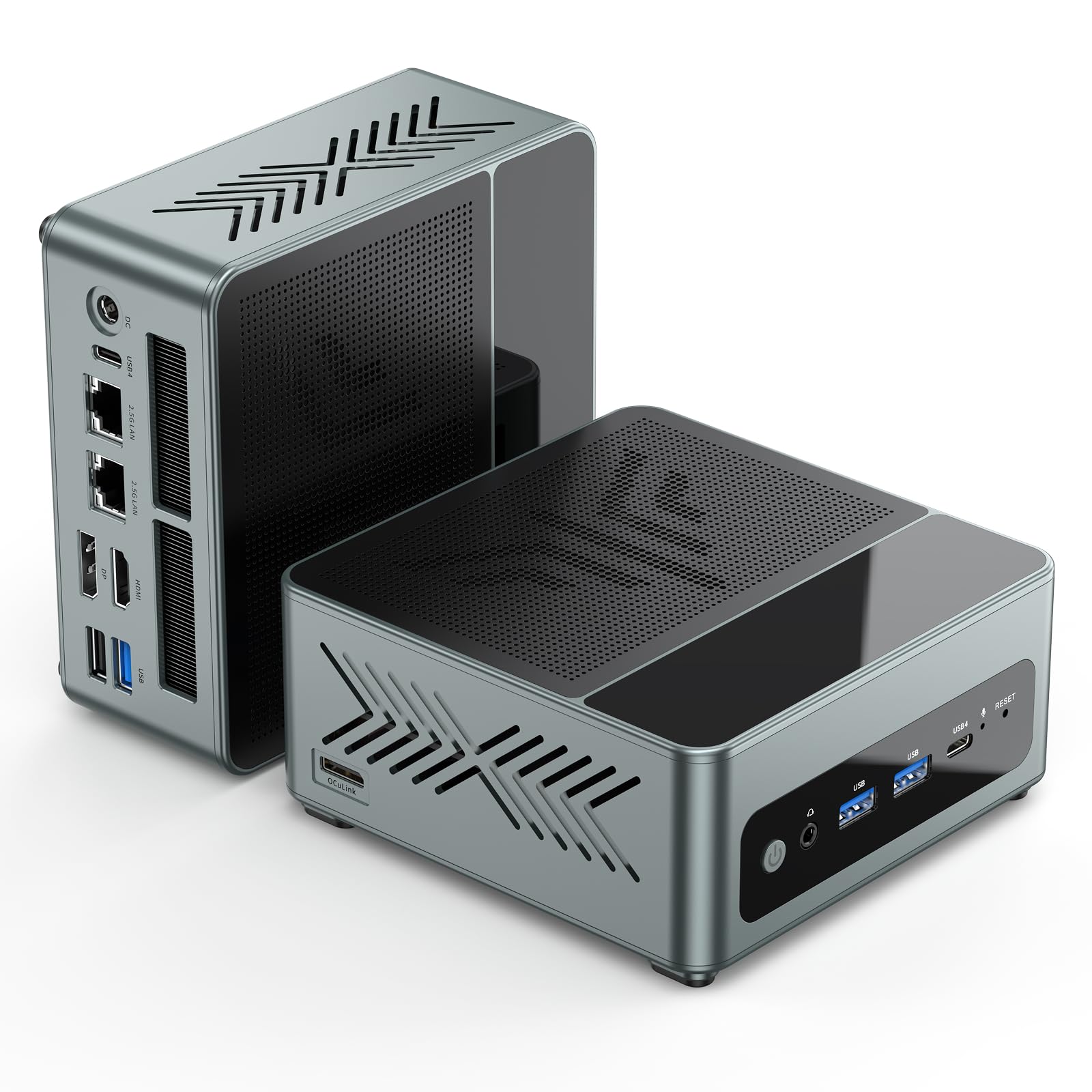 NiPoGi G2 Pro Mini PC,ΑΜD Ryzen 9 270(5,2GHz),32 Go,SSD NVMe 1 to, OCuLink