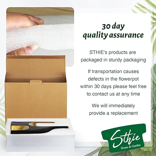 Miniatura 6 de Kint - Floreros de cerámica para ramo de hierba de pampas, 8 pulgadas de alto, bonito jarrón decorativo bohemio blanco para centros de mesa, estante