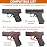 WARRIORLAND IWB Kydex Holster Fit: Glock 43 / Glock 43X Pistol - Not for Rail Glock 43X MOS, Inside Waistband Holster Condealed Carry, Optic Ready & Claw, Adj. Cant & Retention, Right Hand