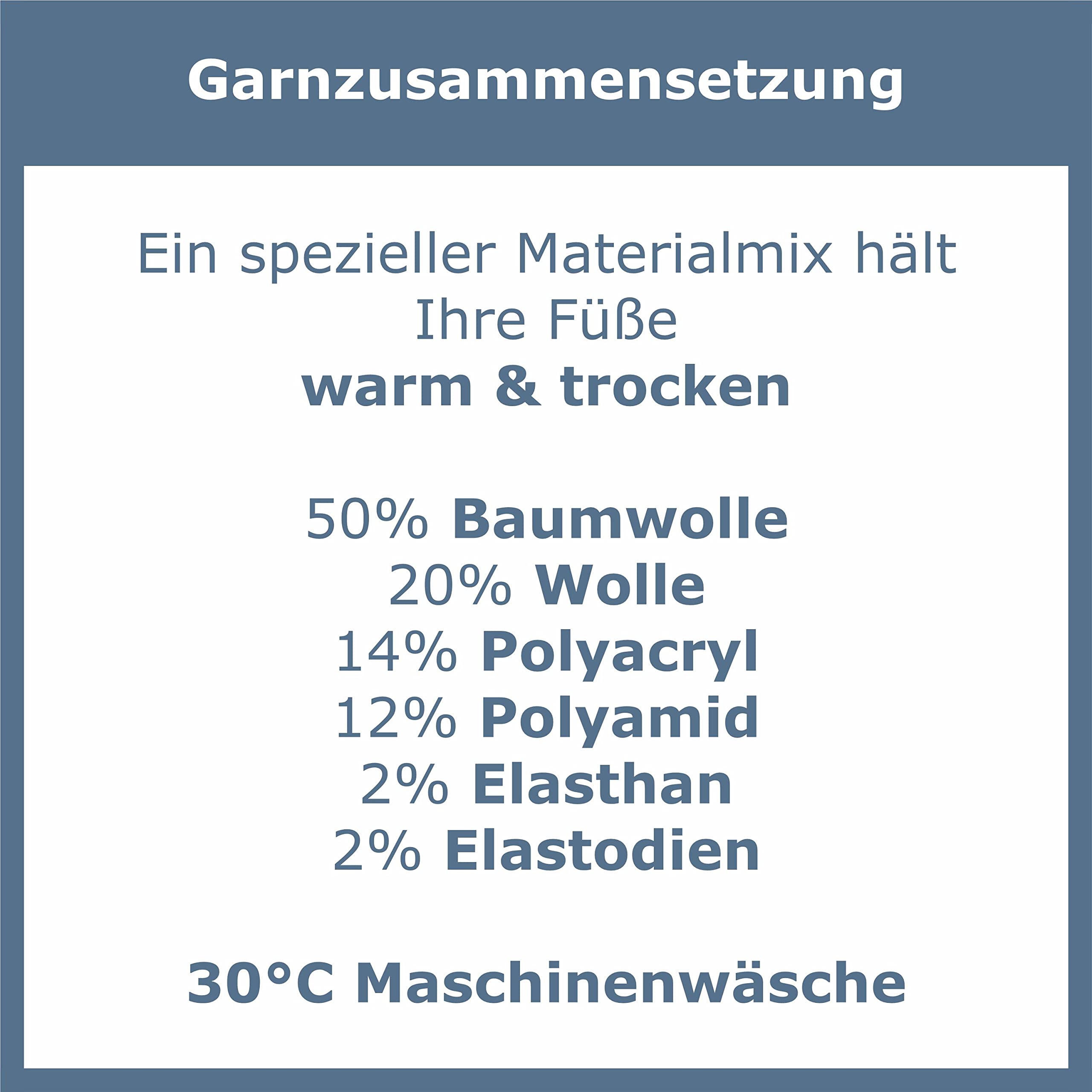 GAWILO Damskie skarpety narciarskie z wyściółką (zestaw 4 szt.) 20% ocieplająca wełna