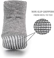 Vista 77 de Zaples - Calcetines altos hasta el tobillo para bebé con base antideslizante, unisex