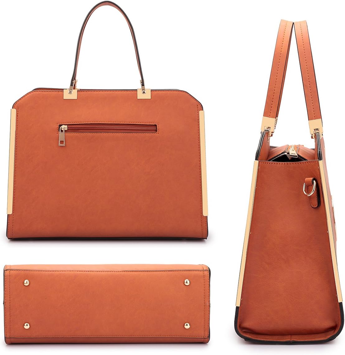 Dasein Women Purses and Handbags Top Handle Satchel Bags Large Shoulder Work Bag Tote with Wallet - Image 6