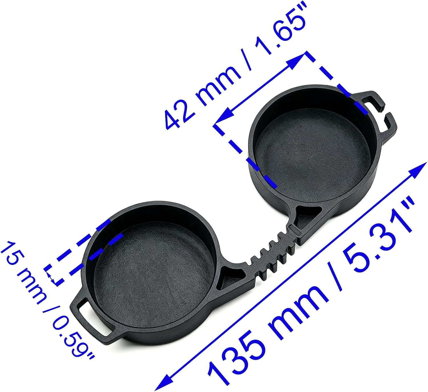 1 PCS Eye Guard Cap 41-42 mm Ocular Lens Cover (Meteor Shower Style) | Binocular Guard Eyepiece Cap for Most Binoculars