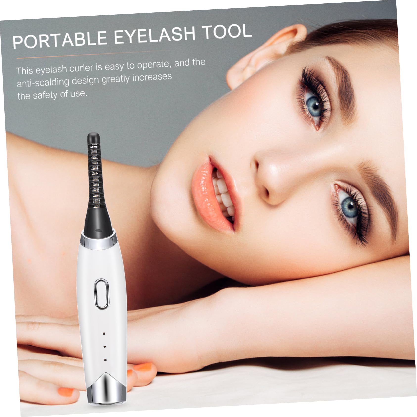 FRCOLOR Rechargeable Eyelash Supply Tool Quick Curler for Household High Performance Abs Material
