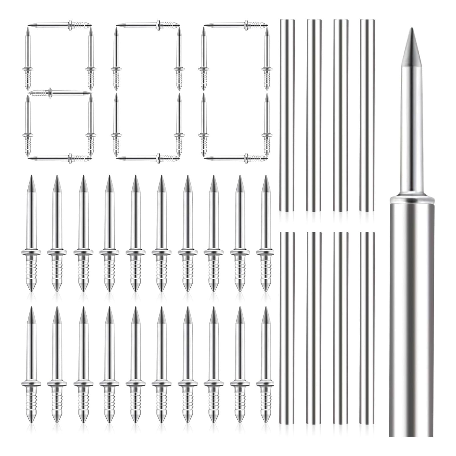 800Pcs Skirting Board Nails, Thread Seamless Skirtings Line Nail