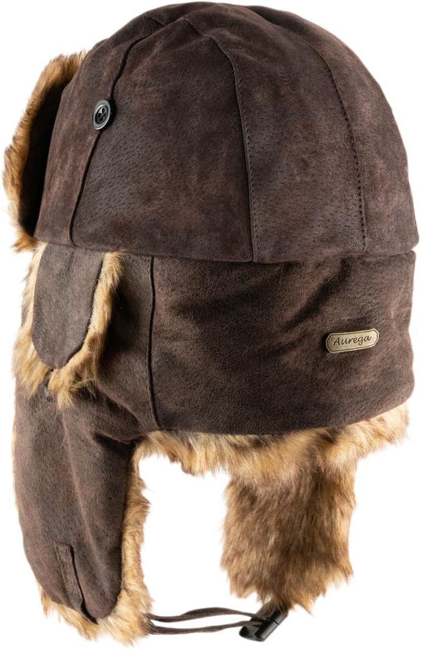 Tucson Leather Trapper Hat Water Repellent
